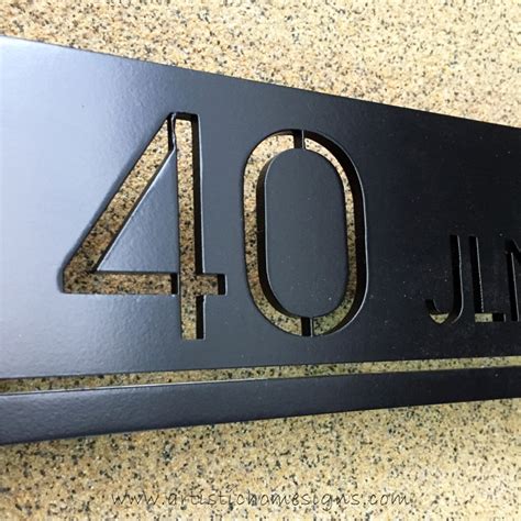 House Numbers Cnc 